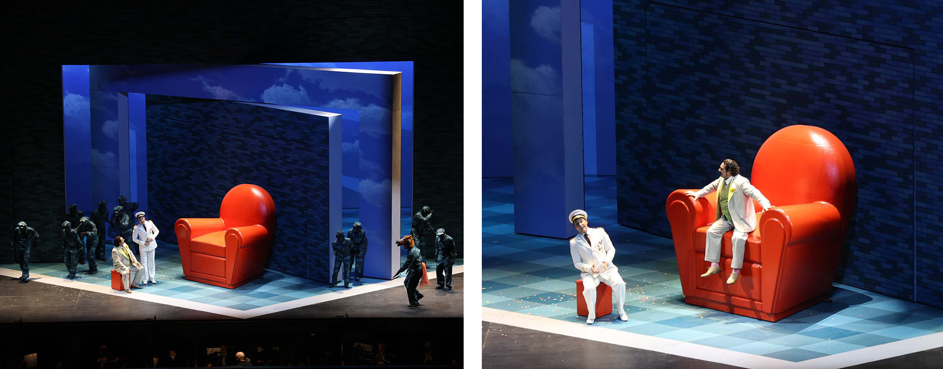 La poltrona gigante per il Teatro Maggio Musicale Fiorentino