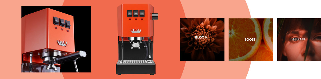 Tekniske egenskaber Gaggia Classic Lobster Red